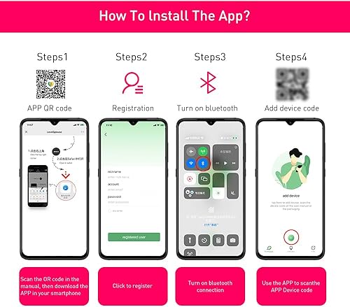 Miniatura 6 de LEVETT Juguetes sexuales para adultos con control de aplicación, estimulador de clítoris, vibrador de punto G, 9 vibradores + 4 modos inteligentes