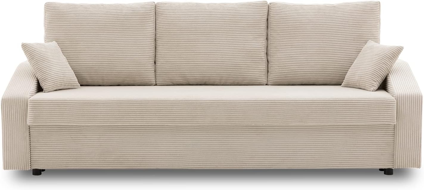 Couch Dorma mit schlaffunktion, einfacher Aufbau, modernes Design