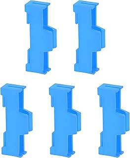 uxcell 5pcs Servo Extension Cable Clips Buckle Wire Fixed Lock Plug Connector Anti-Loose Snaps Blue for DIY RC Aircraft Boat Model