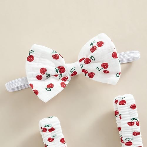 Miniatura 5 de Mameluco para bebés y niñas de 3, 6, 9, 12, 18 meses, enterizo de manga corta, fruncido, faldas y dobladillo, diadema