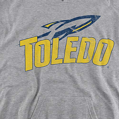 University of Toledo Official Distressed Primary Youth Kids Boy/Girls Pull-Over Hoodie Sweatshirt2