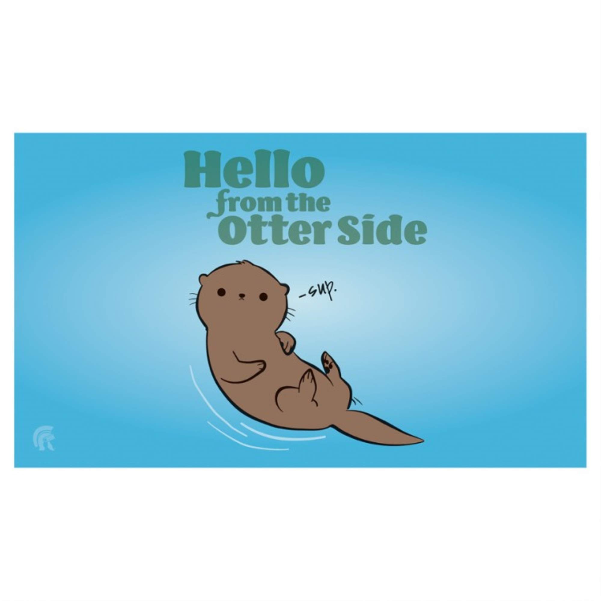 Hello From the Otter Side Play Mat