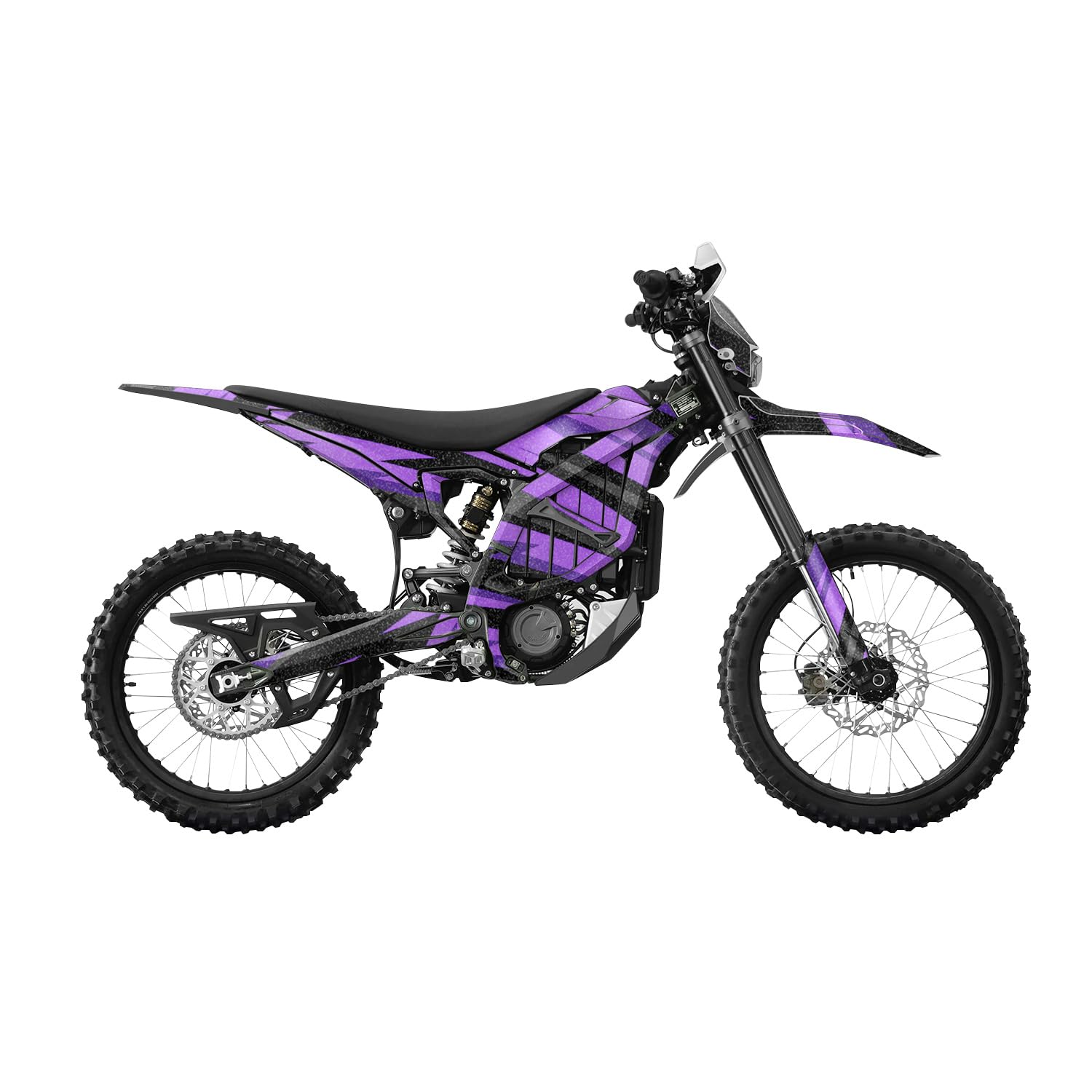 Glossy Glitter Surron Ultra Bee Graphics Kit Wrap - Tribe Arc Purple - Sur-Ron Skin - Premium 3M Vinyl Protective Wrap Decal Cover - Easy to Apply | Crafted in The USA by MightySkins