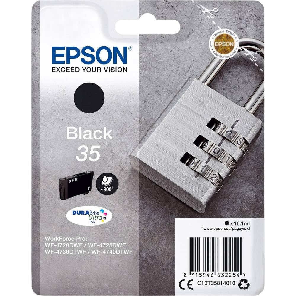 Original Epson 35 Black Ink Cartridge (C13T35814010)