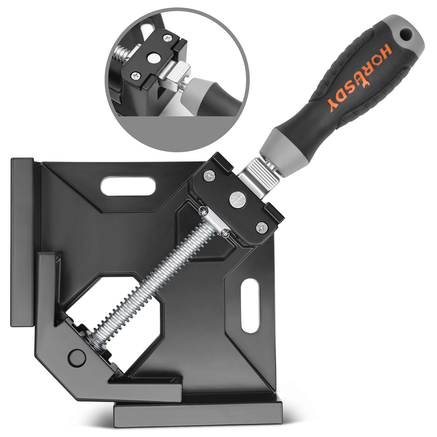 HORUSDY 90° Quick Right Angle Clamps/Corner Clamp tools for Carpenter, Welding, Wood-working, Engineering, Photo Framing - Tool Gift for Men