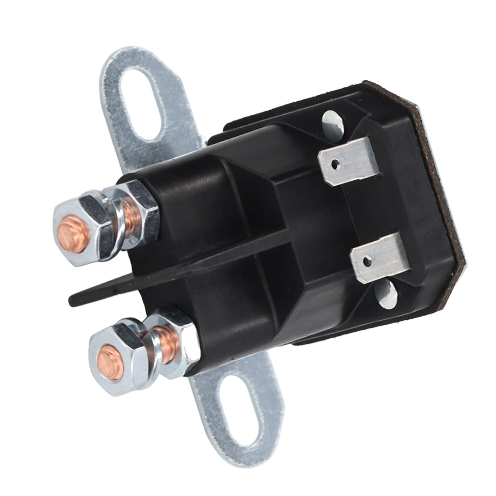 Solénoïde de démarreur pour 725 04439B, solénoïde de démarreur pour Tracteur de pelouse, 12 V CC, solénoïde en Aluminium et ABS avec vis de Fixation de 6,35 mm, pièce de