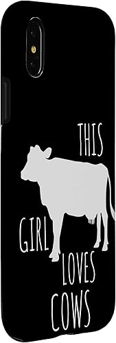 Miniatura 9 de Carcasa para iPhone 11, diseño con texto en inglés "This Girl Loves Cows"