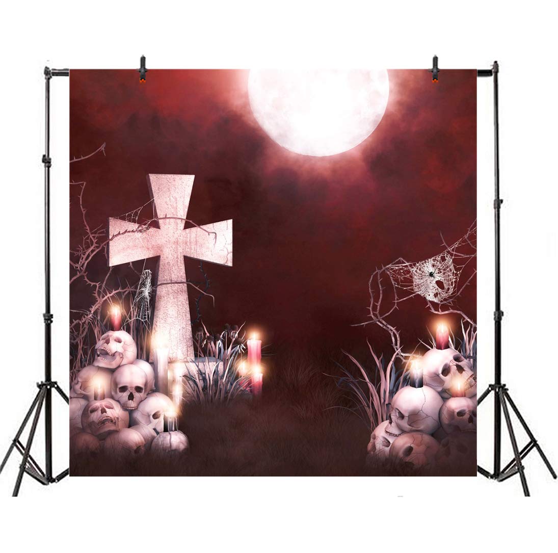 Leyiyi Fotohintergrund 'Happy Halloween' – Vinyl, 150 X 100 Cm, Mit Grunge-Motiven