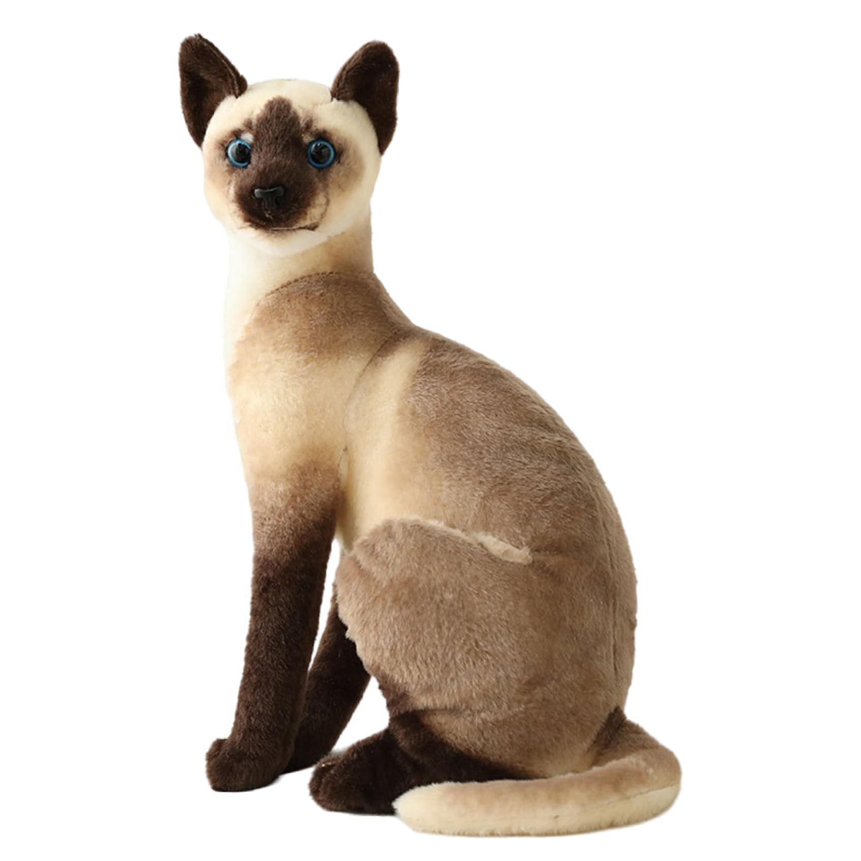 Peluche chat siamois mignon doudou doux à câliner - 7