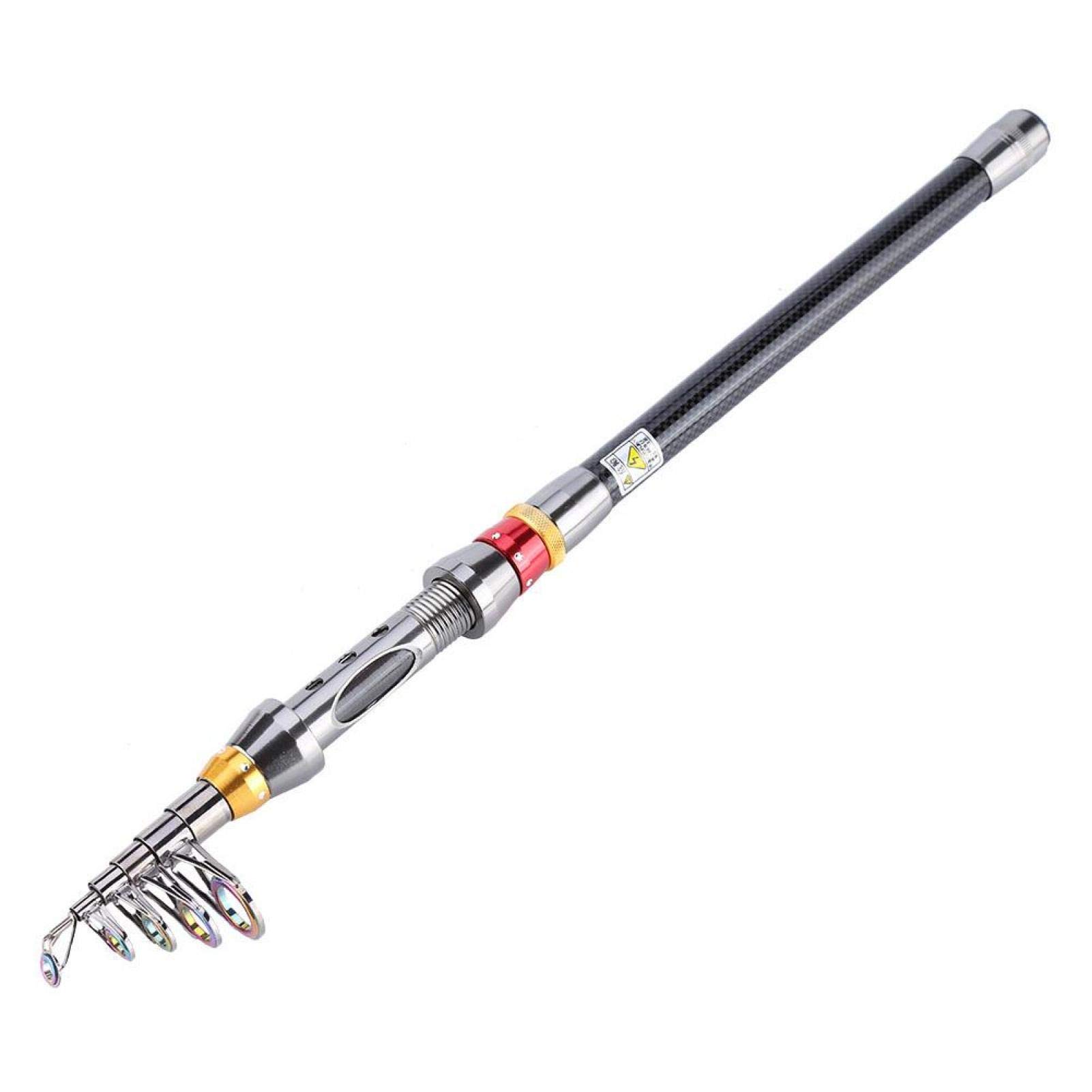 Telescopic Fishing Rod Carbon Fiber Sea Fishing Rod for Bass Trout Fishing for Saltwater & Freshwater(2.1m) Fishing Rods And Accessories Fishing Rod And Its Accessories - Image 3