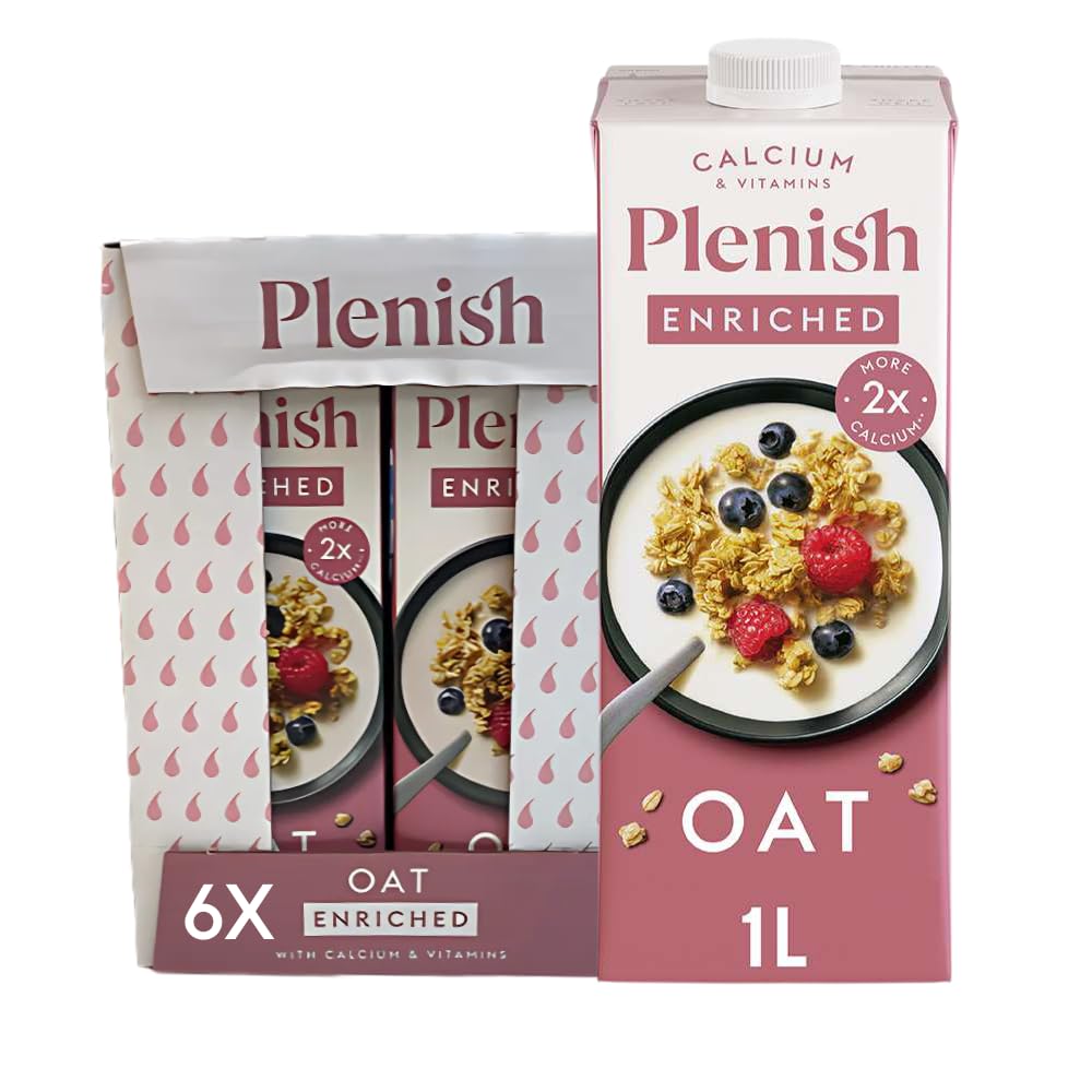 Plenish Organic Enriched Oat Milk 1L (Pack of 6)