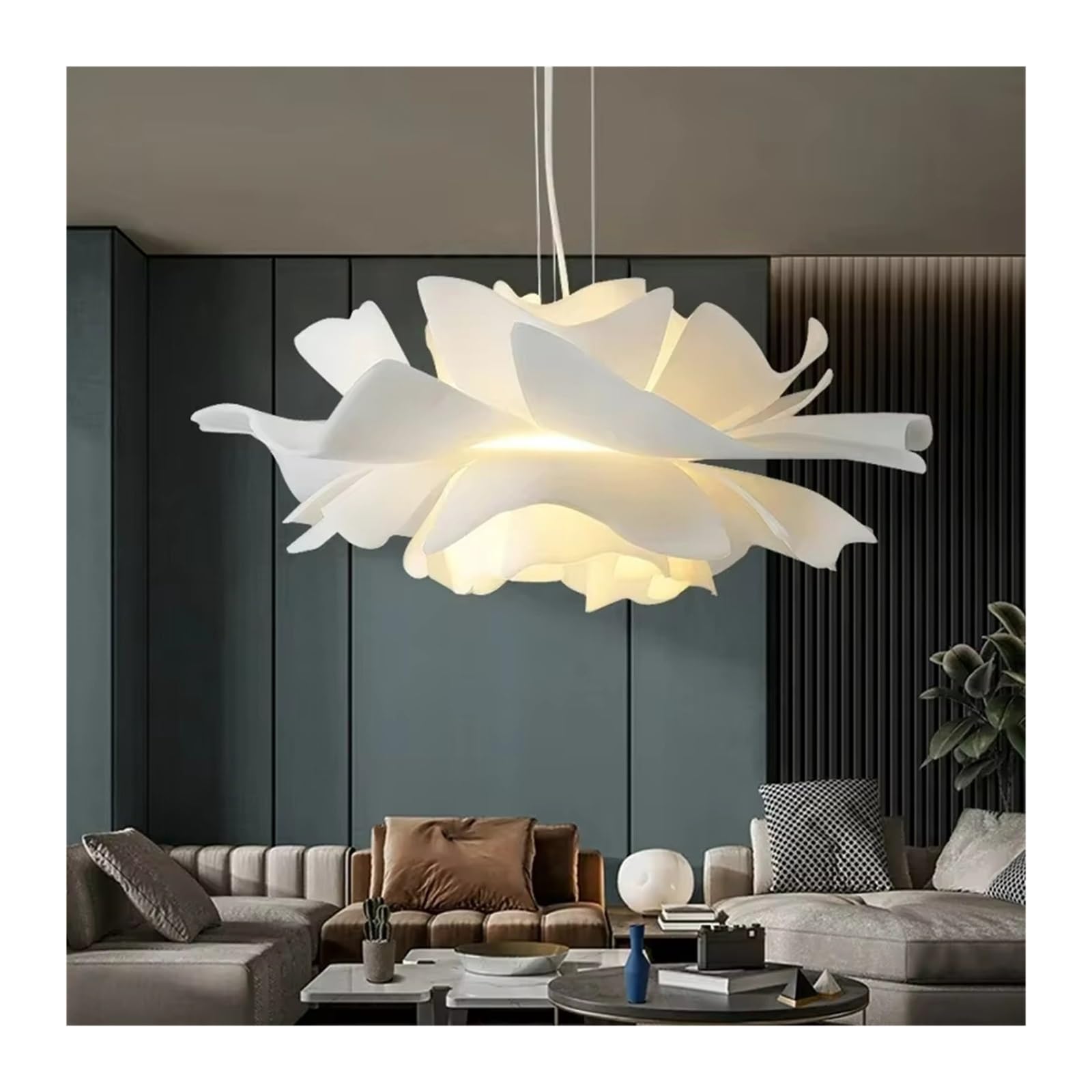 Lampade a Sospensione nordiche a Forma di Fiore in Acrilico per Camera da Letto, Soggiorno, Sala da Pranzo, Decorazione, lampade a Sospensione, lampadari