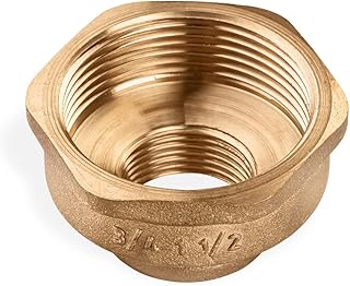 Brass Coupling Brass Reducer Coupling Brass Pipe Coupling 3/4" female x 1 ½ “ female