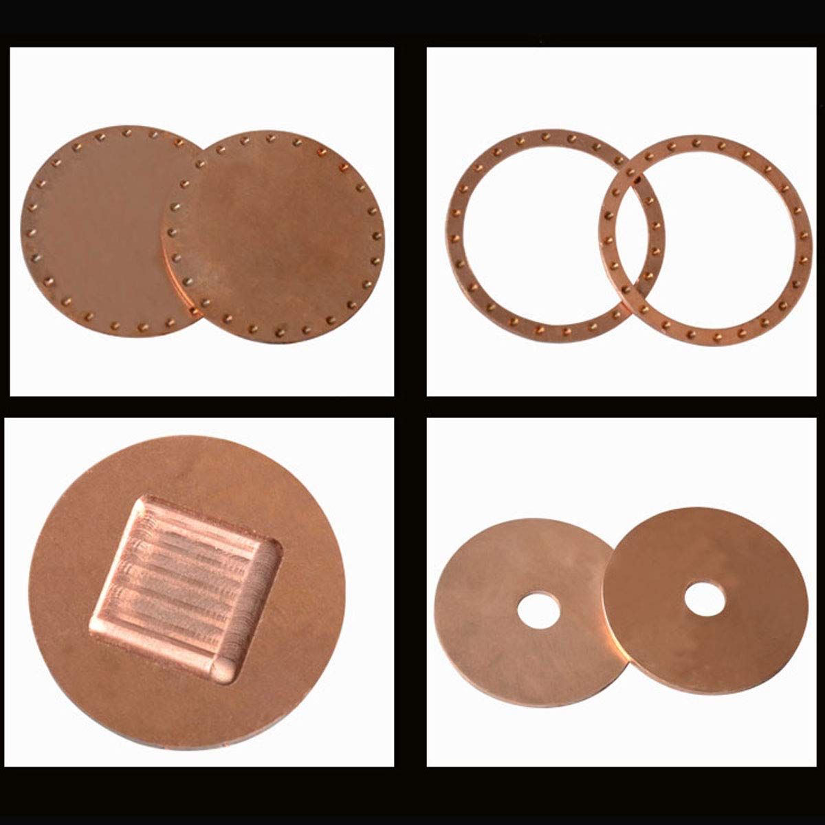 Stahlplatte, Metalle, rundes Blech, Stahlblech, reines Kupferscheibenblech, runder Kreis, Dichtungsplatte, rund, 5,9 Zoll, for CNC-Metallbearbeitung, Rohstoffe, Dicke 1–6 mm, 1,0 x 150 mm ( Size : 6.0