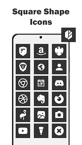 Square Dark - Icon Pack