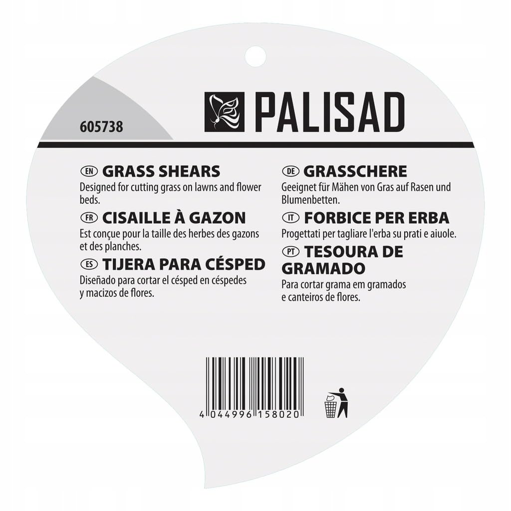 Palisad Nozyce do trawy 310 mm, metalowe gumowane uchwyty