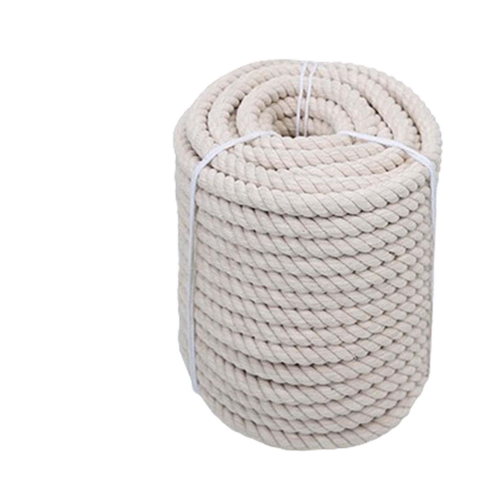 Corde macramé en coton naturel pour une décoration intérieure bohème et fait main