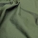 Premium Cotton Blend Twill Fabric 11.5OZ by The Yard (Army Green)