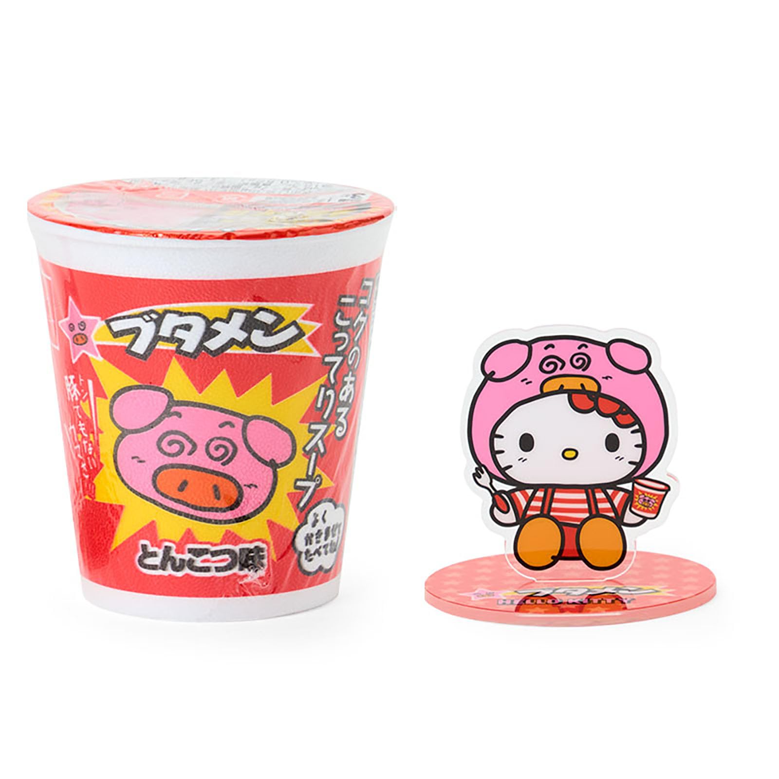 新品　ブタメン　サンリオ　フタストッパー　アクスタ　全種類　キティ　シナモロール Amazon.co.jp: サンリオ(SANRIO) ブタメン＆フタストッパーハロー
