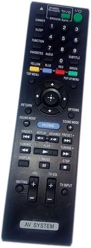 Mando a distancia reemplazado compatible con Sony BDV-E880 BDVE280 BDV-T28 HBDE580 HBD-T58 148943811 Blu-Ray/Home Theater Audio/Video AV System