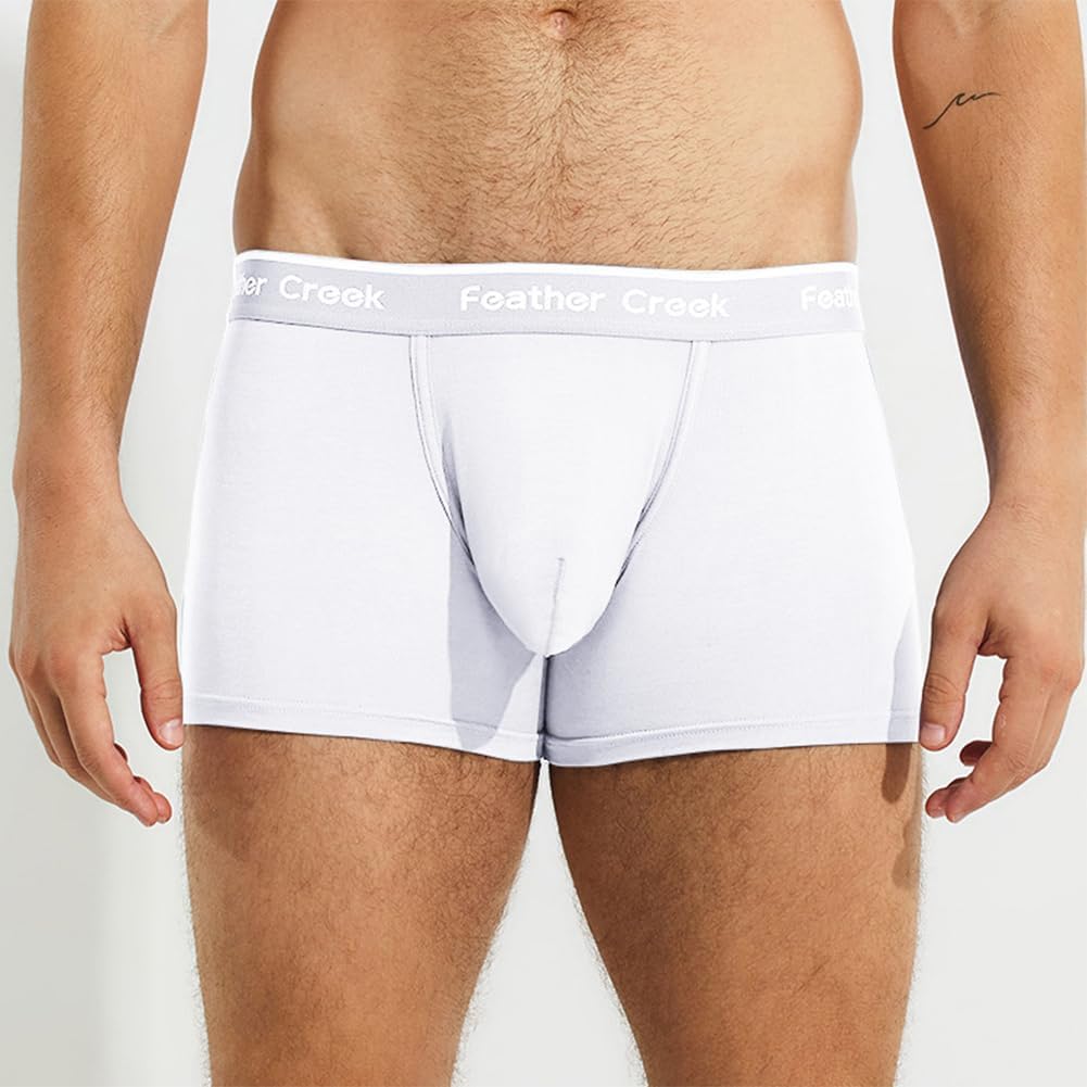 Mens Pouch Trunks Separate Big Enhance Underwear Briefs Comfy Mid-Rise Pouch Bikini Brief Boxer Briefs - Image 2