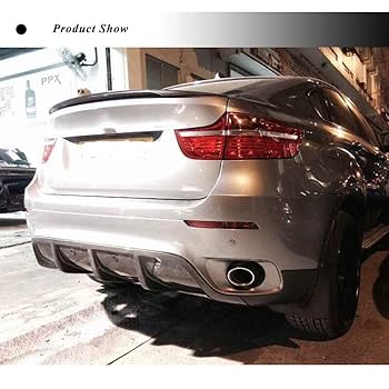 bmw x6 e71 リアデュヒューザー Amazon.com: Carbon Fiber Rear Diffuser fits for BMW E71 X6