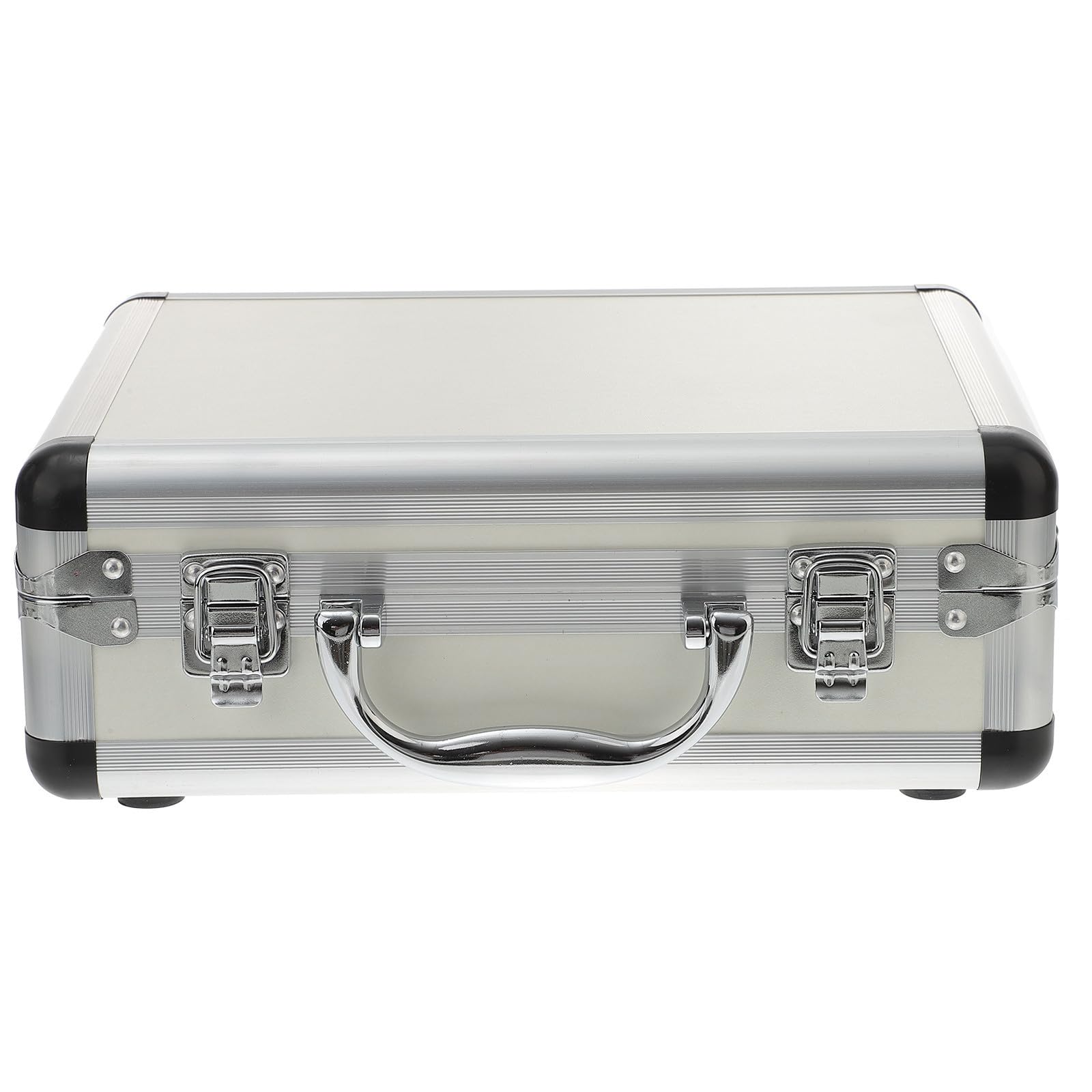 IMIKEYA Valise à Outils en Alliage D'aluminium Argenté, Portable à Main