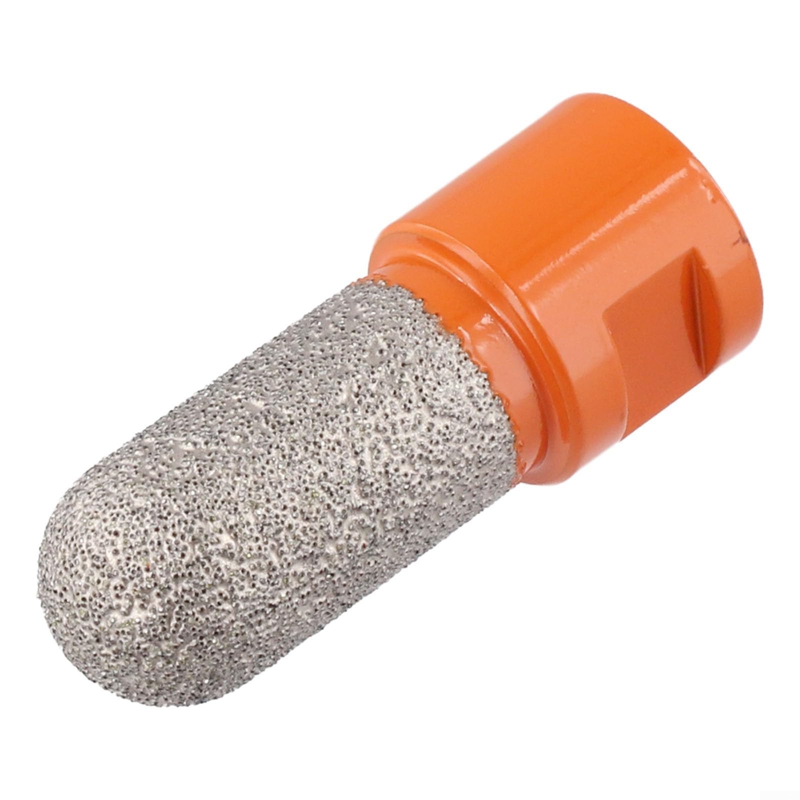 Embout à bout sphérique brasé sous vide de 20 mm, tête de meulage de fil, fraise en carbure pour marbre, granit, finition des bords de carrelage, chanfreinage, ébavurage (orange)