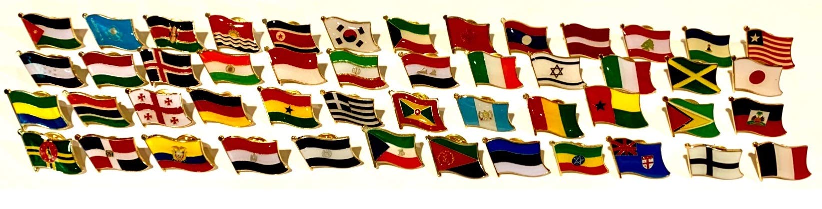 United Nations World Flag Pin Badge Set - United Nations Pin Set Contains 193 Pins, One Pin For Every International Country in The United Nations - Image 2