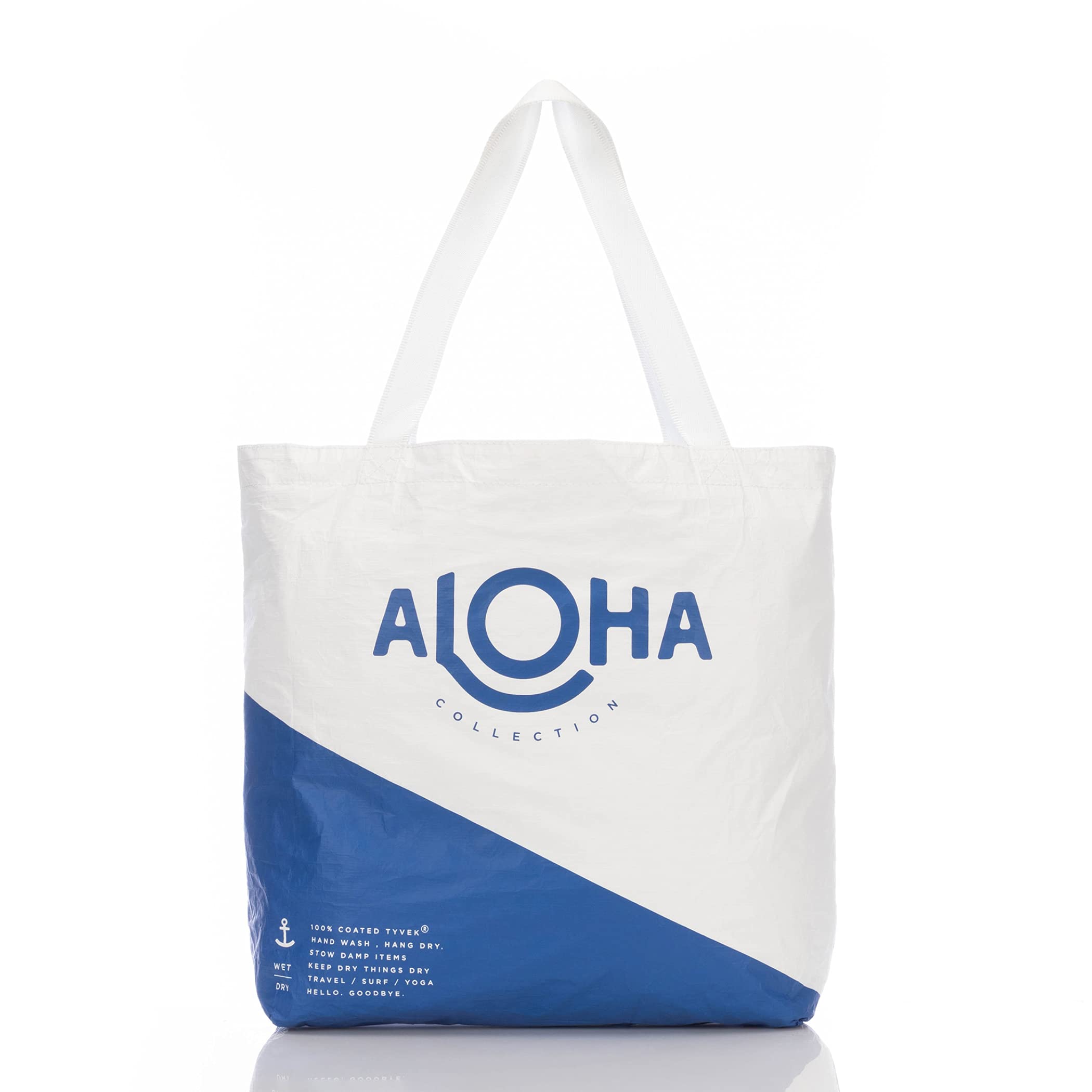 ALOHA Collection Flora Reversible Tote in Eve | Lightweight, Compact, and Splash-Proof Everyday Tote Bag | Open Top Design, Reversible, Splash-Proof