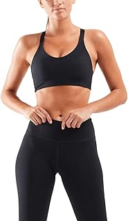 2XU Perform Perforated Medium Impact Bra, Black/Black