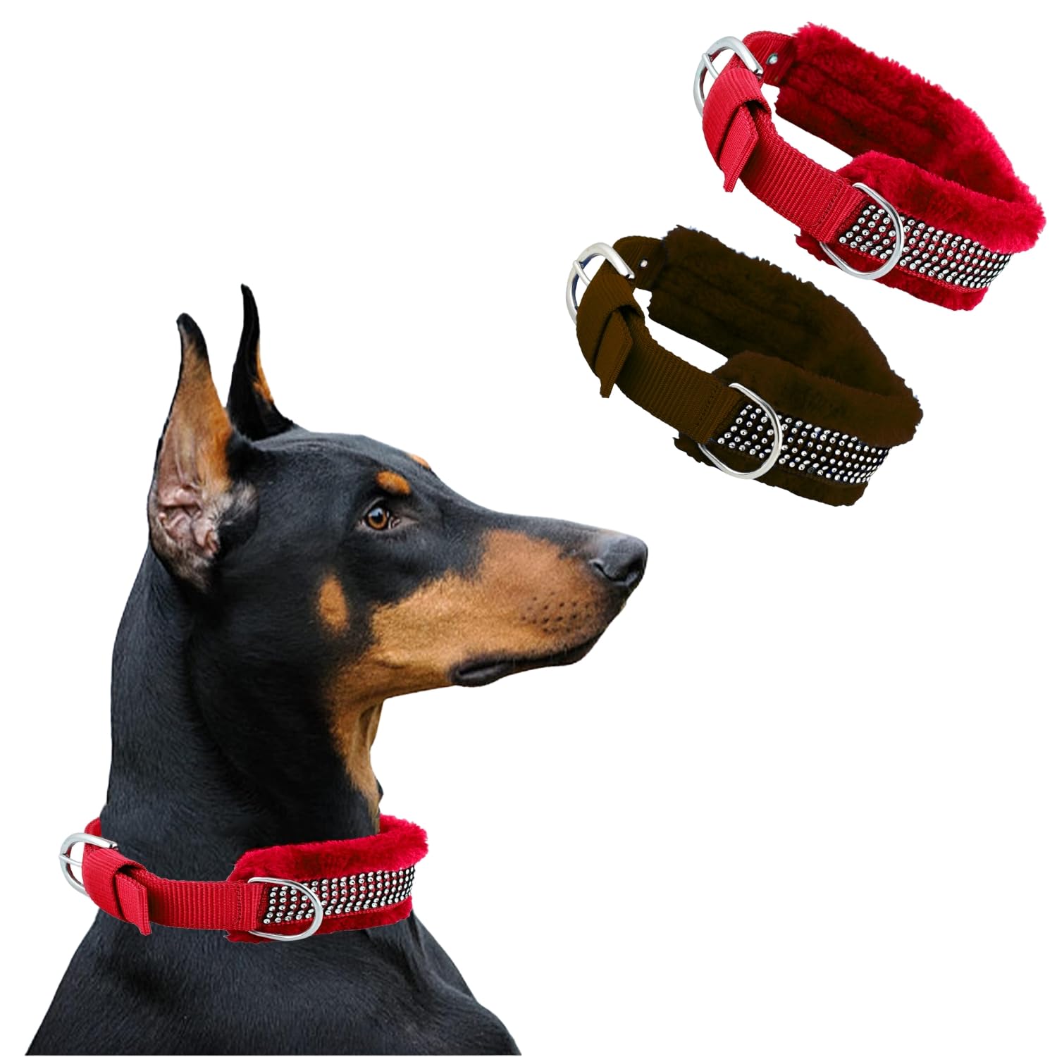 See full amazon price history chart for Payton Perry Nylon Dog Neck Belt Collar Combo Set, Adjustable Size, Durable Material, Comfy Soft Fur Padded (Recommended For 15-25Kg Pet) Pack Of 2 (Brown, Red) Payton Perry Nylon Dog Neck Belt Collar Combo Set, Adjustable Size, Durable Material, Comfy Soft Fur Padded (Recommended For 15-25Kg Pet) Pack Of 2 (Brown, Red) (B0CSP9G7B9) Amazon Price History, Amazon Price Tracker