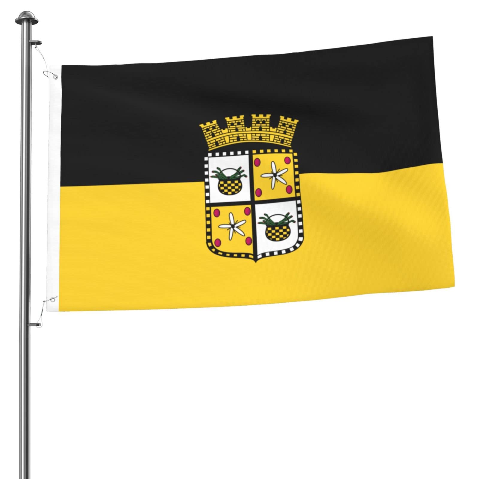 Esta Bandera De Puerto Rico De 3 X 5 Pies Con Kit De Poste Blanco - Foto 3