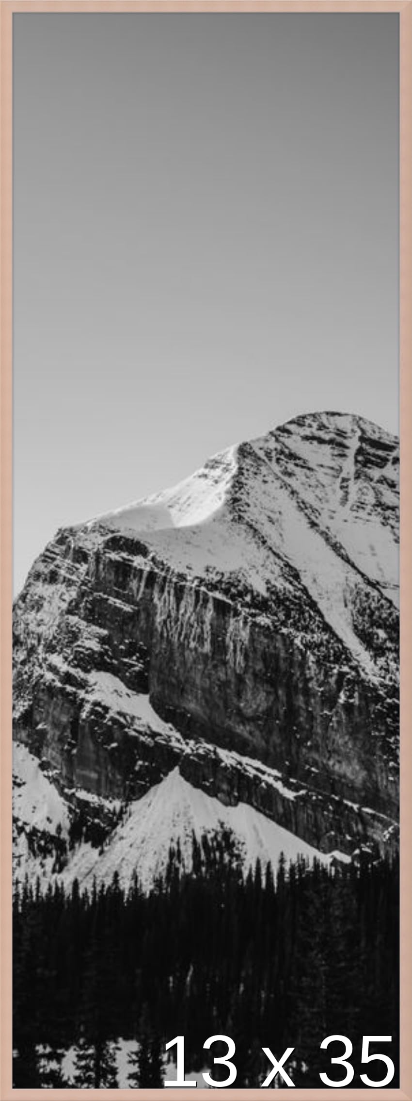 Frame It Easy 13 x 35 Rose Gold Metal Frame (Ashford)