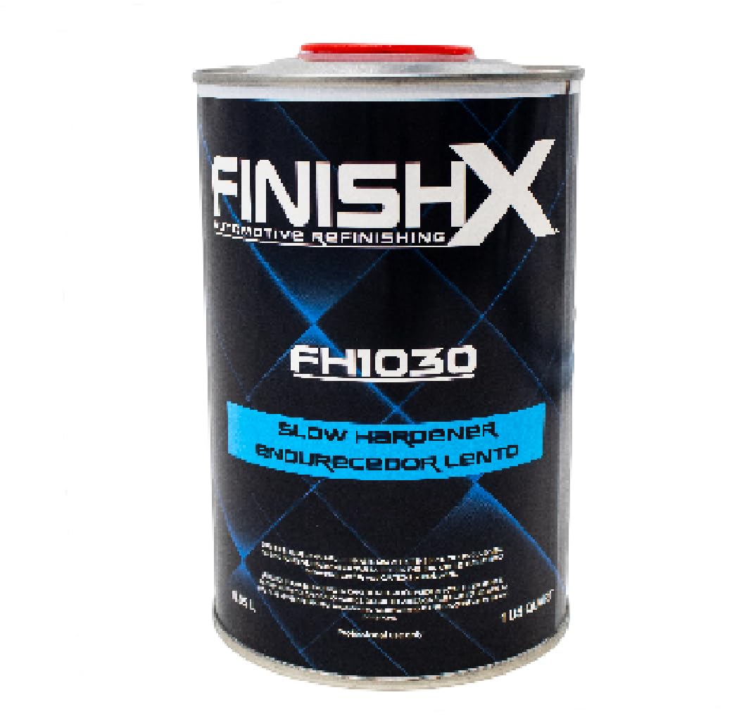 FinishX Automotive Refinishing Ultimate Speed Clear Coat (FC1100-1 Gallon) 4:1 Kit with Slow Activator/Hardener (FH1030-1 quart), High-Gloss Finish, Super Fast Drying, Customized for Spot and Panel