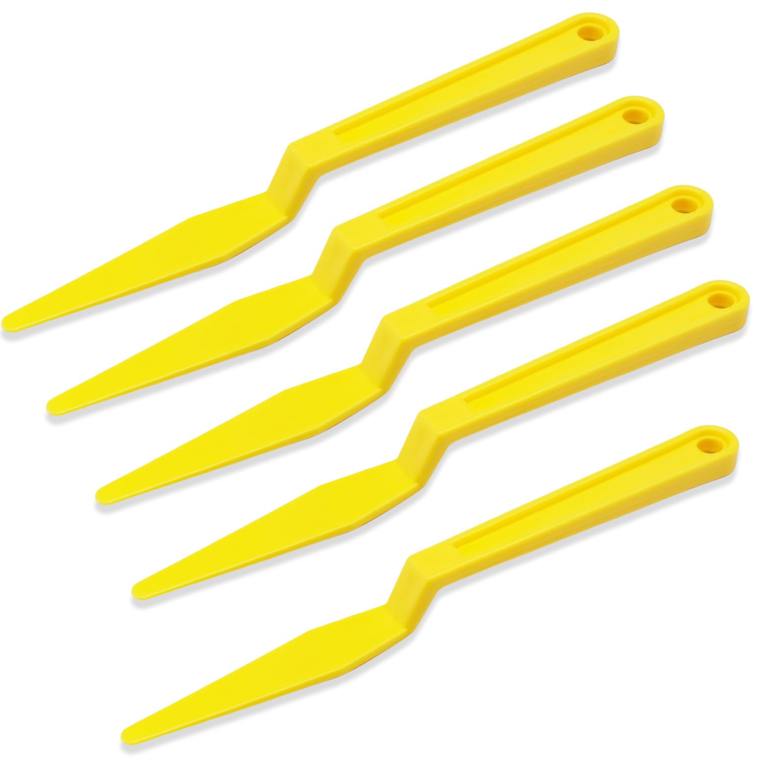 NBTOOL Window Tint Tools 5Pcs Plastic Window Tint Corner Squeegee Flexible Shank Gasket Squeegee for Window Tinting Application