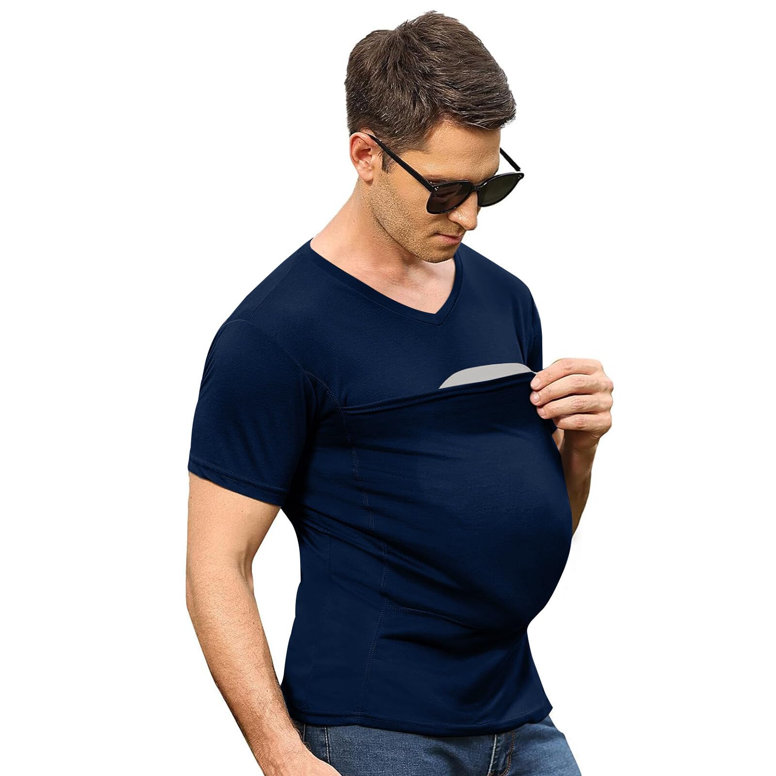 Mens Dad Shirts Baby Carrier T-Shirt