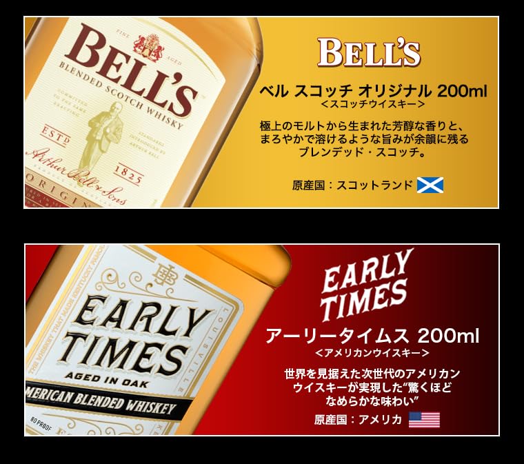 Amazon.co.jp: ウイスキー 飲み比べ ミックスナッツ セット 4種 180