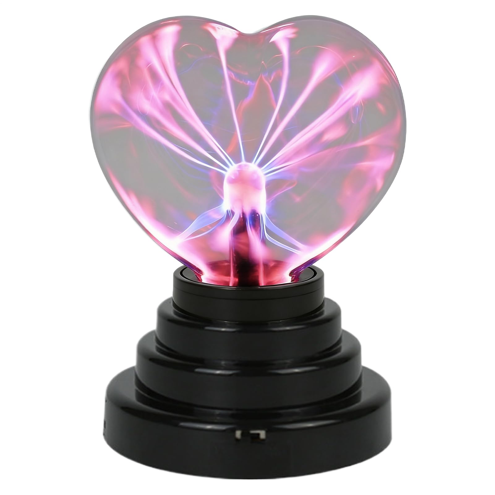 Plasma Ball Lamp, 6-Inch Interactive Touch & Sound Sensitive Globe, ElectricLight Plasma Lamp for Kids' Bedroom, Sensory Room & Parties | Scientific STEM Toy & Novelty