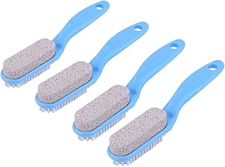 4 peças de lixas para pés de pedicure, removedores de calos de pés portáteis, removedor de calos, removedor de rígida de dupla face, ferramentas de pedicure para remoção de morta rachada, cor aleatória