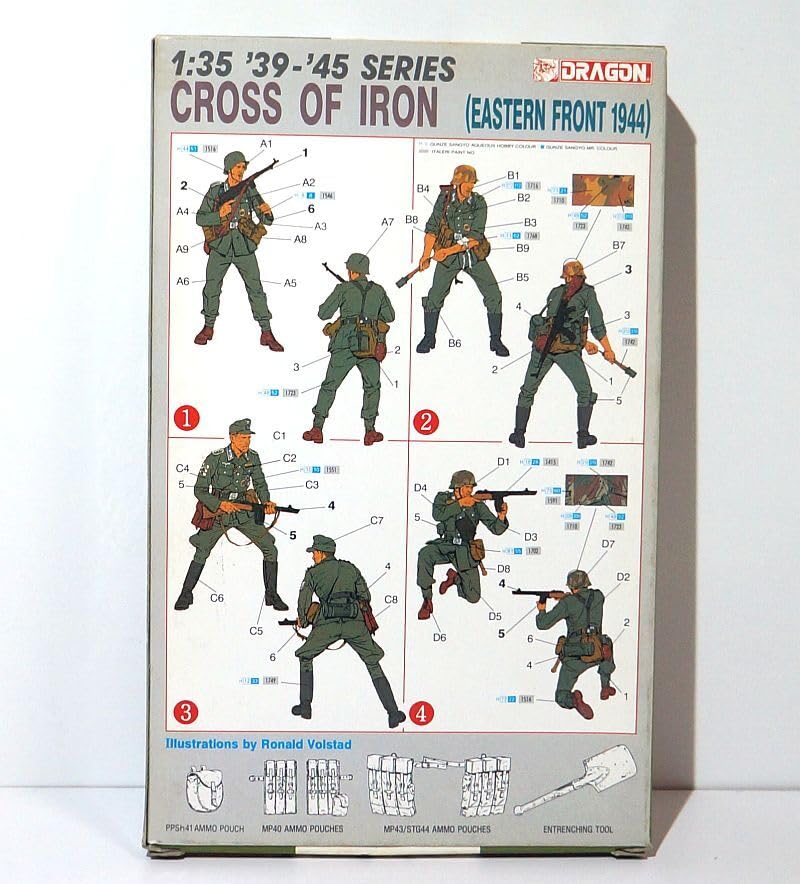Amazon.co.jp: ドラゴン1/35 クロス オブ アイアン 東部戦線1944 WWⅡ