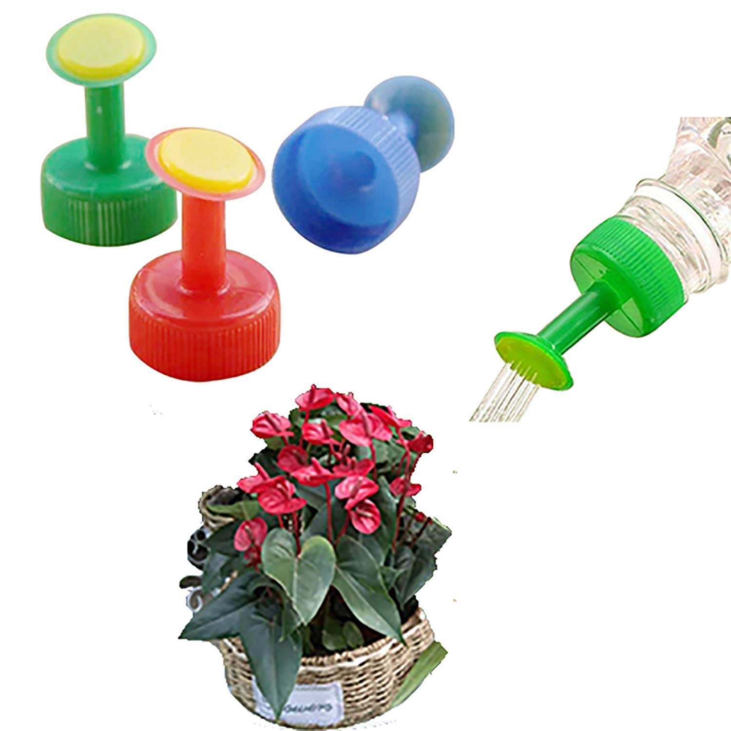 5 Pack Watering Can with Coke Bottle Cap Sprinkler for Plants and Pots - Indoor Nursery and Bonsai Gardening
