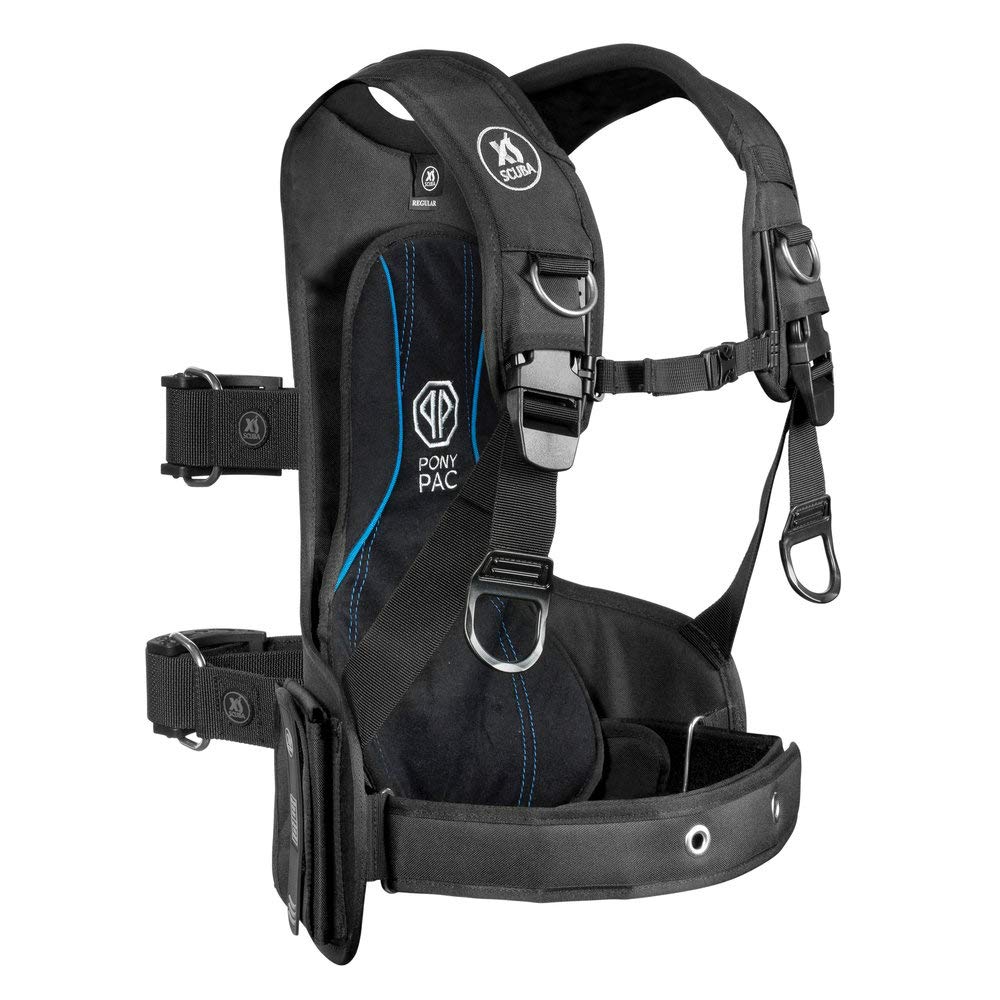 Dive Rite Nomad XT Side Mount Rig with Complete Harness System for Scuba Diving (XL)