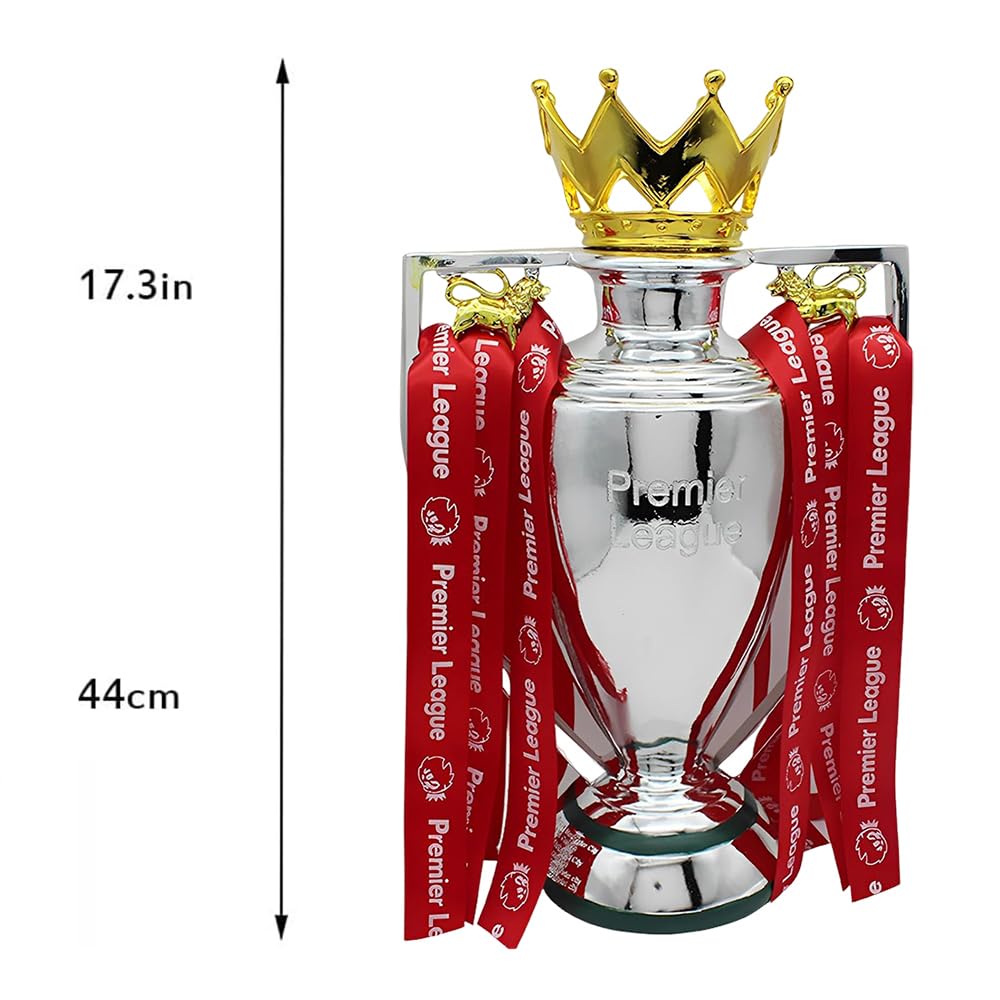Trophée De La League Anglaise De Football Trophées des Champions Premier Bar Bureau Maison Bureau Décoration Cadeau pour Les Supporters,44cm/17.3inch