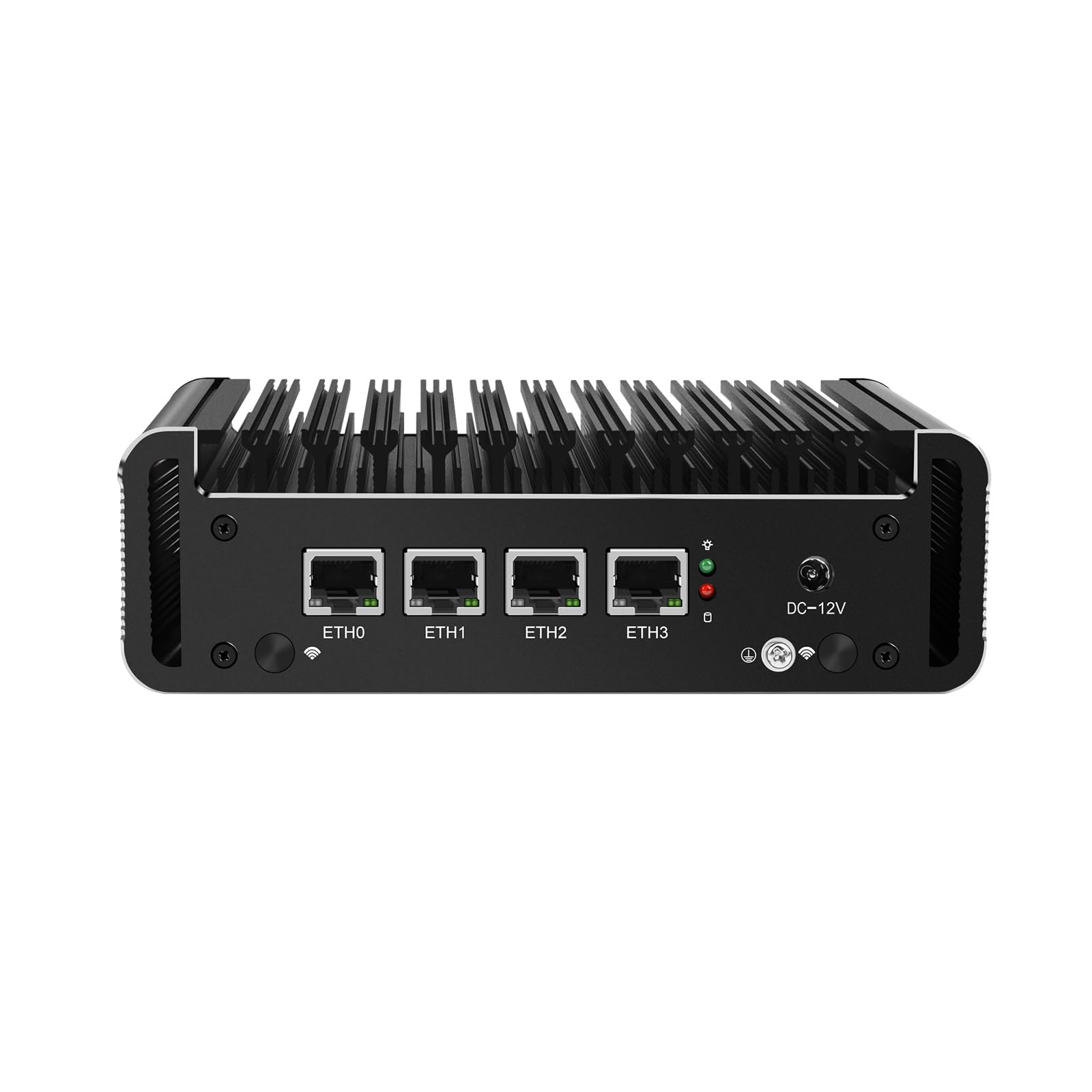 Micro Firewall Appliance, Mini PC, PFSense, Mikrotik, OPNsense, VPN, Router PC, Celeron J6413, RJ62, 4 x 2.5GbE I226-V LAN, HDMI, DP, SIM Slot, 16G RAM, 256G SSD