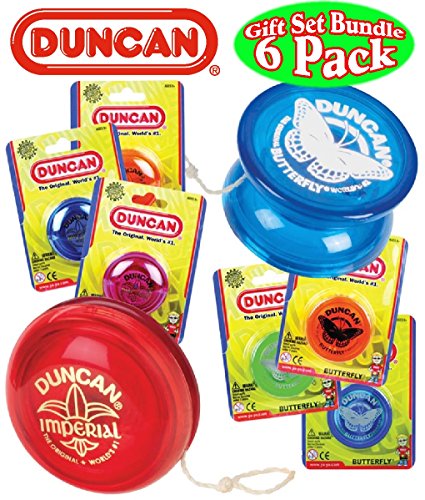 Duncan 3124IM-3124BU-6 Yo-Yo Imperial (3) & Butterfly (3) Deluxe Gift Set Bundle thumb #1