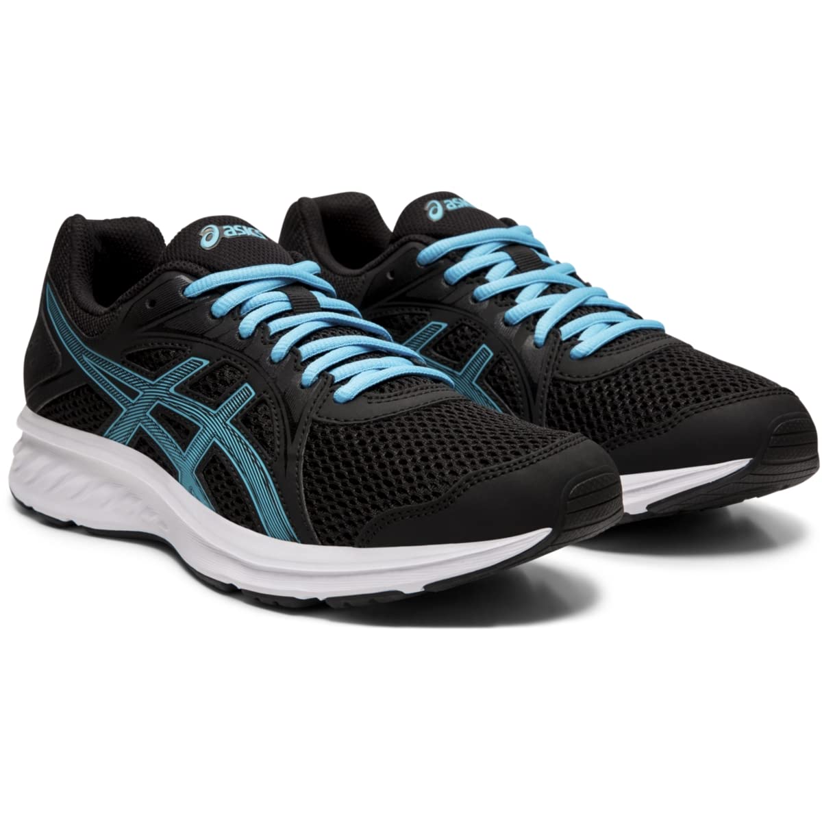 ASICS Women's Jolt 2 Black/Aquarium Running Shoe 9.5 W US