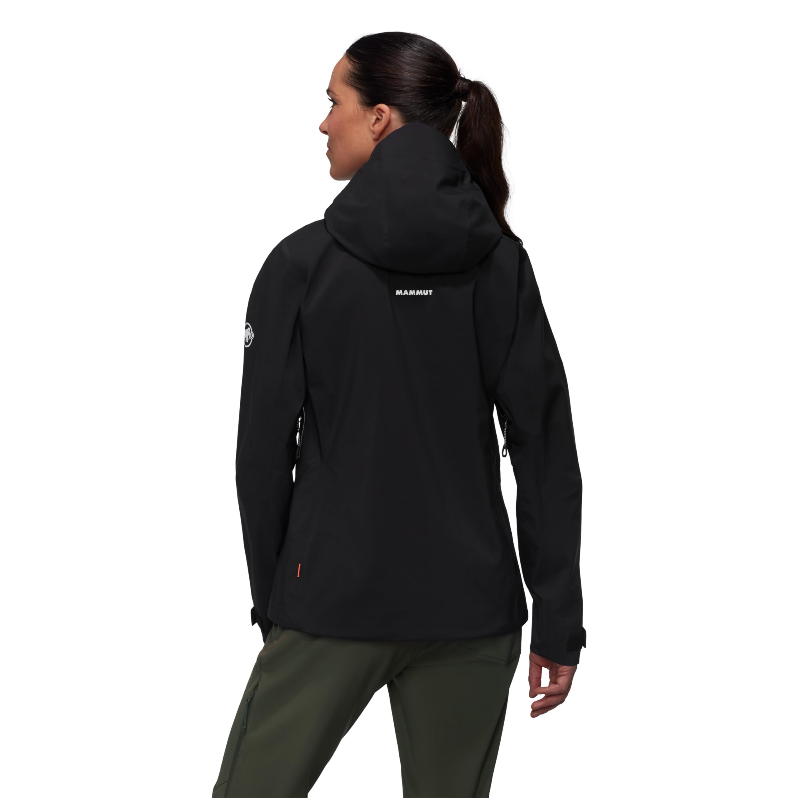 Mammut Alto Guide HS Hooded Jacket Women | Hardshelljacke, Outdoor Jacke für Damen, Funktionsjacke, Winddicht, Wasserdicht & Atmungsaktiv, 20.000 mm Wassersäule | Schwarz, M - 5