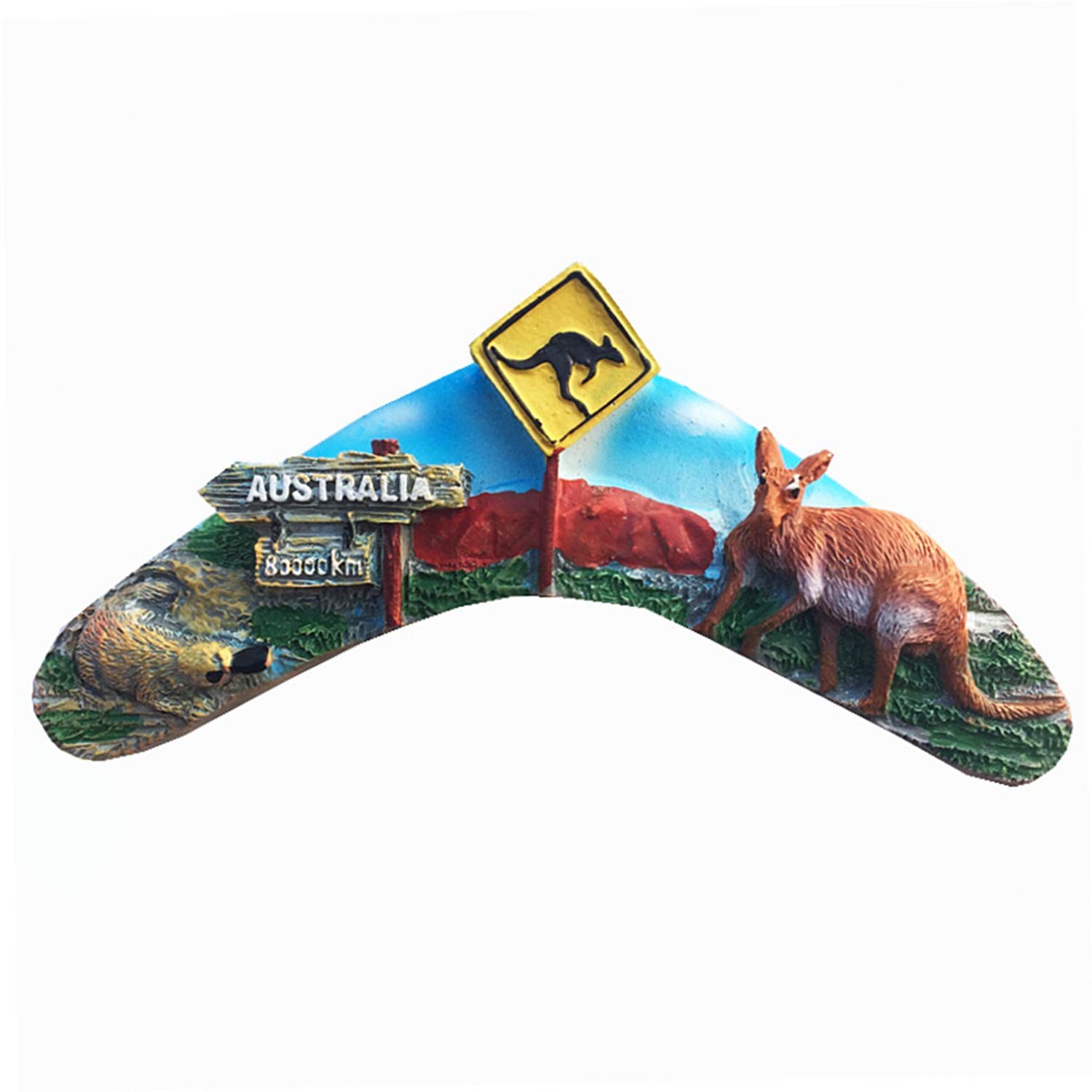 Darts Shape Kangaroo Platypus Australia 3D Fridge Magnet Tourist Souvenir Gift Home & Kitchen Decoration Magnetic Sricker Refrigerator Magnet Collection