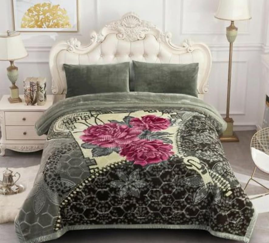 Wool Super Soft Single Bed Blankets For Heavy Winter Pack Of 1-Multicolor#05| TC - 120